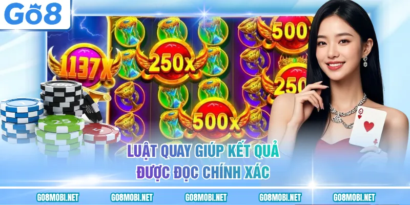 Luật quay giúp kết quả được đọc chính xác