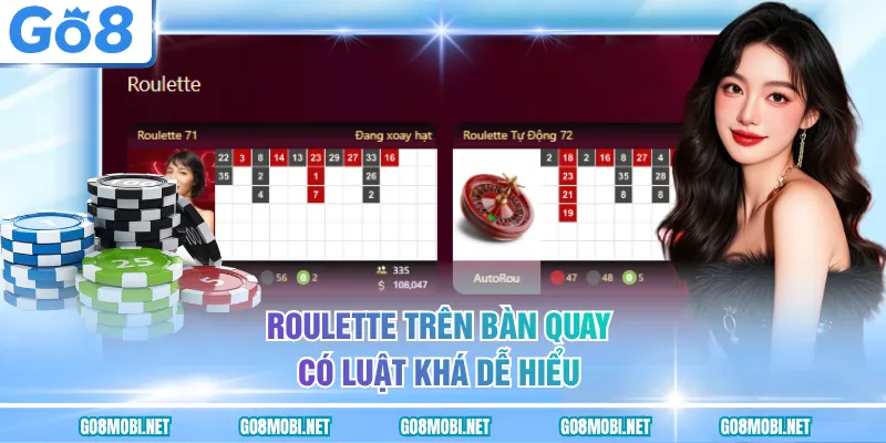 Roulette trên bàn quay có luật khá dễ hiểu